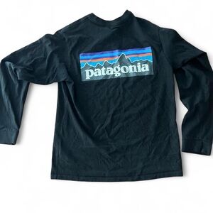 Patagonia Black Responsibili-Tee Long Sleeve Men’s XS